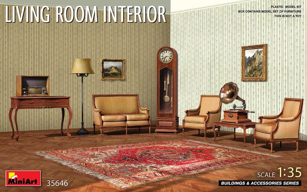 Mini Art - Living Room Interior 1:35