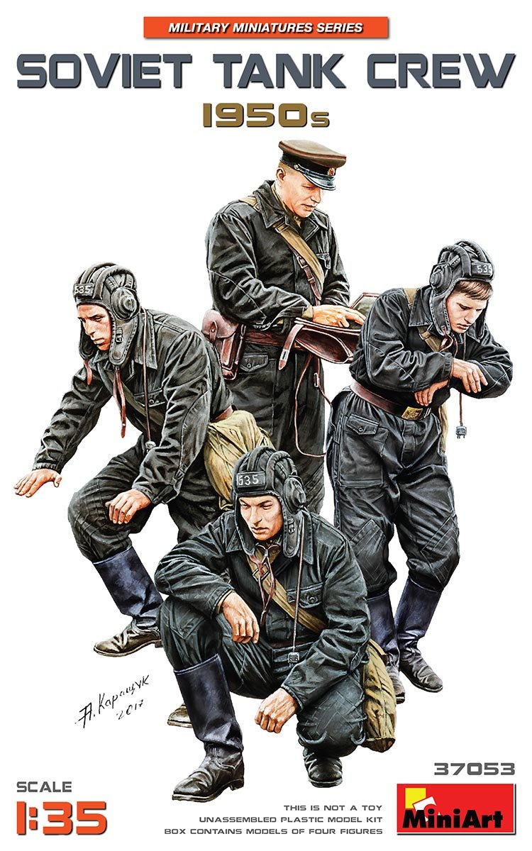 Mini Art - Soviet Tank Crew 1950's(4) 1:35