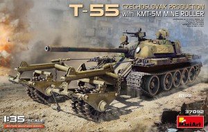 Mini Art - T-55 Czechoslovak Prod. w/KMT-5M 1:35