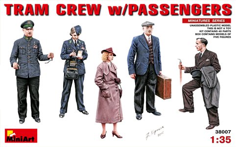 Mini Art - Tram Crew W/passengers 1:35