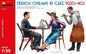 Mini Art - French Civilians in Cafe w/waiter 1:35
