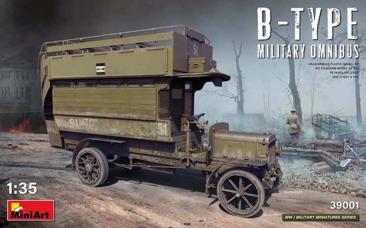 Mini Art - WWI B-Type Military Omnibus 1:35