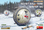 Mini Art - Soviet Ball Tank w/skis & int. 1:35