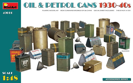 Mini Art - Oil & Petrol Cans 1930-1940s 1:48