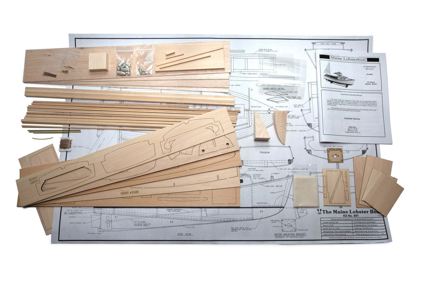 Midwest - Maine Lobster Boat 1:16 (RC Compatible)