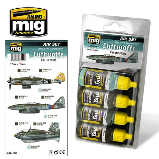 MIG Jimenez - Luftwaffe Ww-2 Late Colors Set