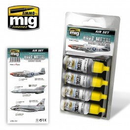 MIG Jimenez - Bare Metal Aircraft Colors Set