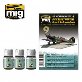 MIG Jimenez - WWII Soviet Airplanes Green & Black Camo