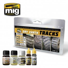 MIG Jimenez - Dry Earth Tracks Set