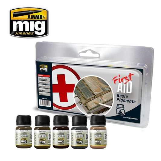 MIG Jimenez - First & Basic Pigments Set