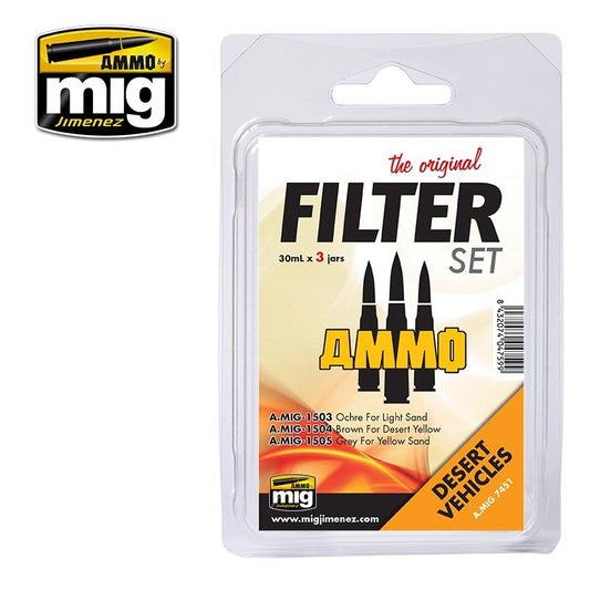 MIG Jimenez - Filter Set for Desert Vehicles Set