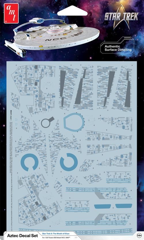 Model Kit Accesories - USS Reliant Aztec Decal Set