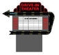Miller Eng. - Ho/N Drive-in Movie Sign