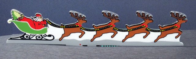 Miller Eng. - Santa w/Sleigh + Reindeer
