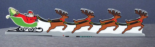 Miller Eng. - Santa w/Sleigh + Reindeer