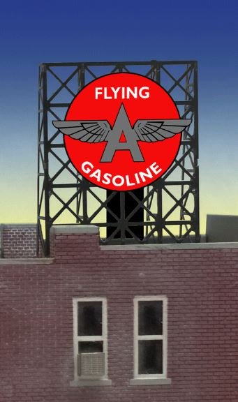 Miller Eng. - N/Z Flying 'A' Gas Billboard