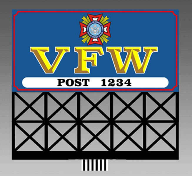 Miller Eng. - Ho/N Vfw Billboard