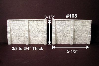 Monroe - HO Retaining Wall RandmStne2pk