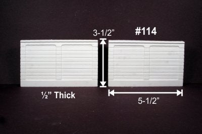 Monroe - HO RetainingWall Groov Conc2pk