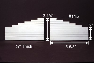 Monroe - HO Wing Walls Groov Conc 2pk