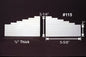 Monroe - HO Wing Walls Groov Conc 2pk