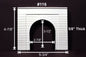 Monroe - HO Tunnel Portl GroovConc Sgl