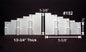 Monroe - HOn3 Taperd Wing Wall 2pk