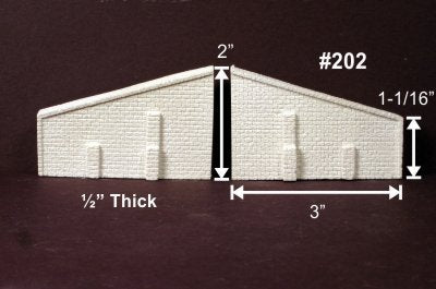 Monroe - N Abutmnt Wings Cut Stone 2pk