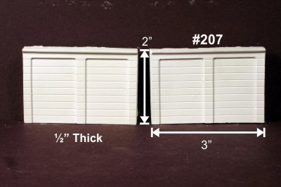 Monroe - N Retain'g Walls Concrete 2pk