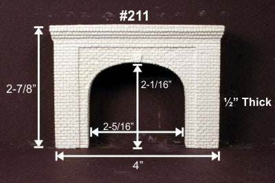 Monroe - N Tunnel Portl Cut Stone Dbl
