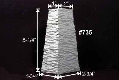 Monroe - HOn3 Brdge Pier Splt Stone