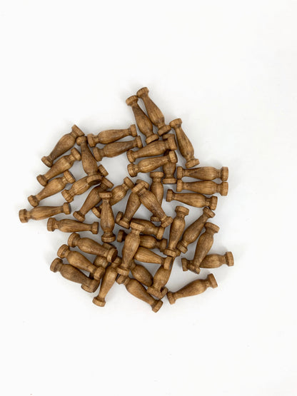 Model Expo - 9/16" (14mm) Walnut Stanchion 40 pcs