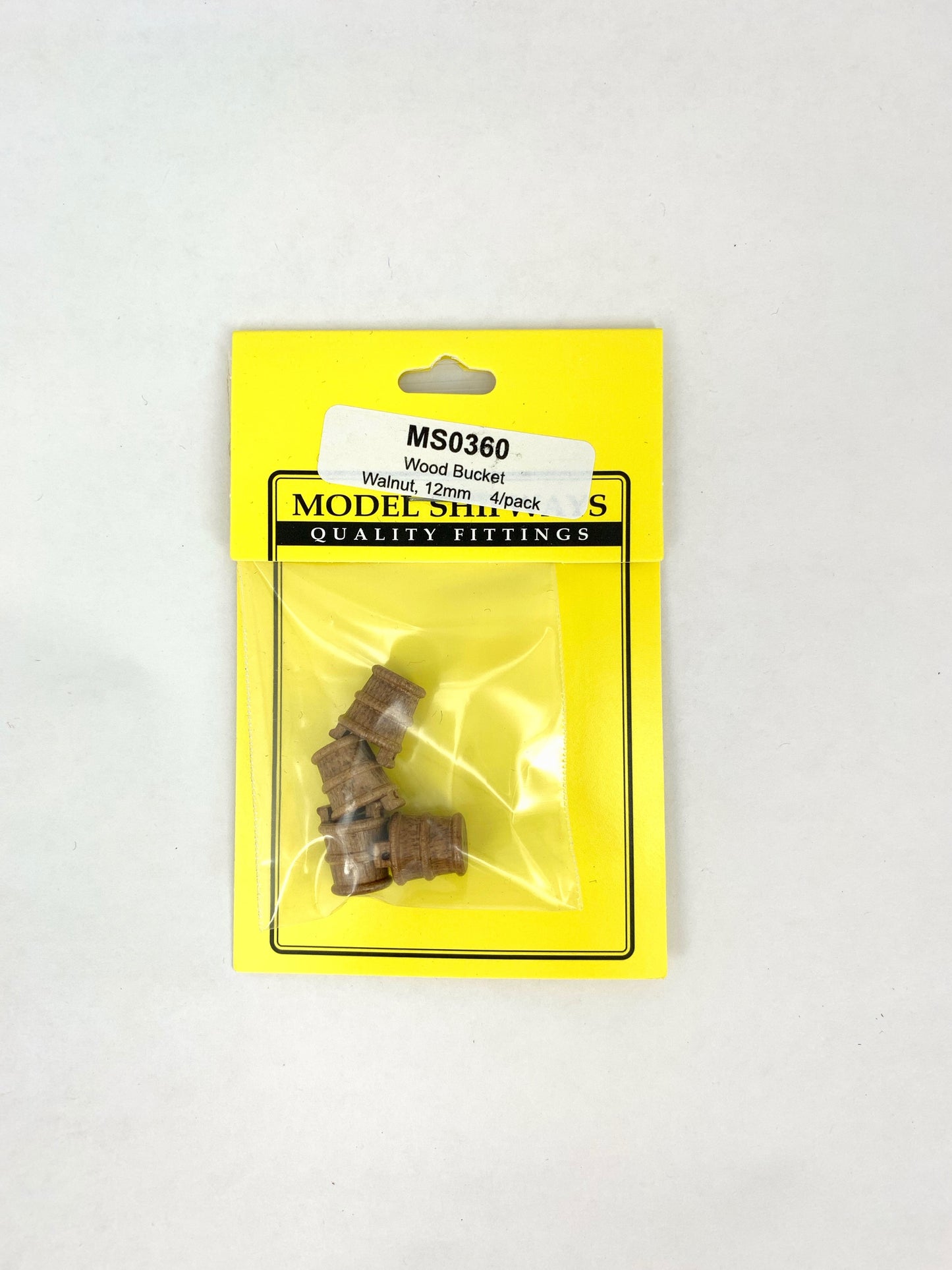 Model Expo - 15/32" (12mm) Walnut Bucket 4 pcs