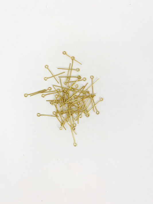 Model Expo - .75mm x 6mm Brass Jackstay Eyebolts 60 pcs
