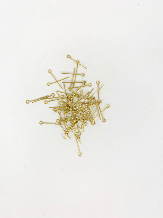 Model Expo - 1/16 x 1/2" Brass Jackstay Eyebolts 60 pcs