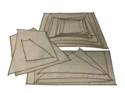 Set of 16 sails for Model Shipways Constitution 1:76 Scale