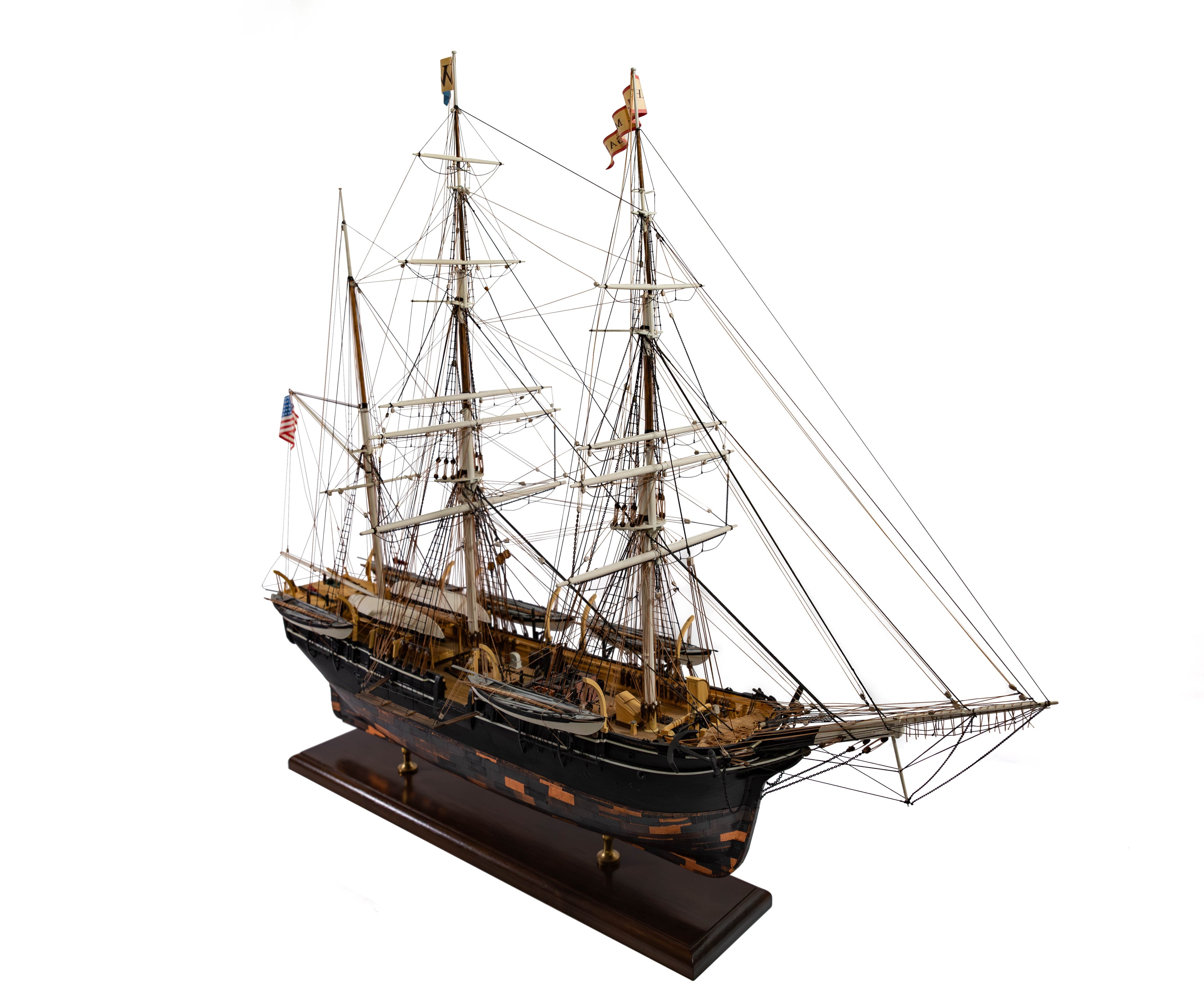 Model Shipways CHARLES MORGAN WHALE BARK 1:64 SCALE – Model Expo