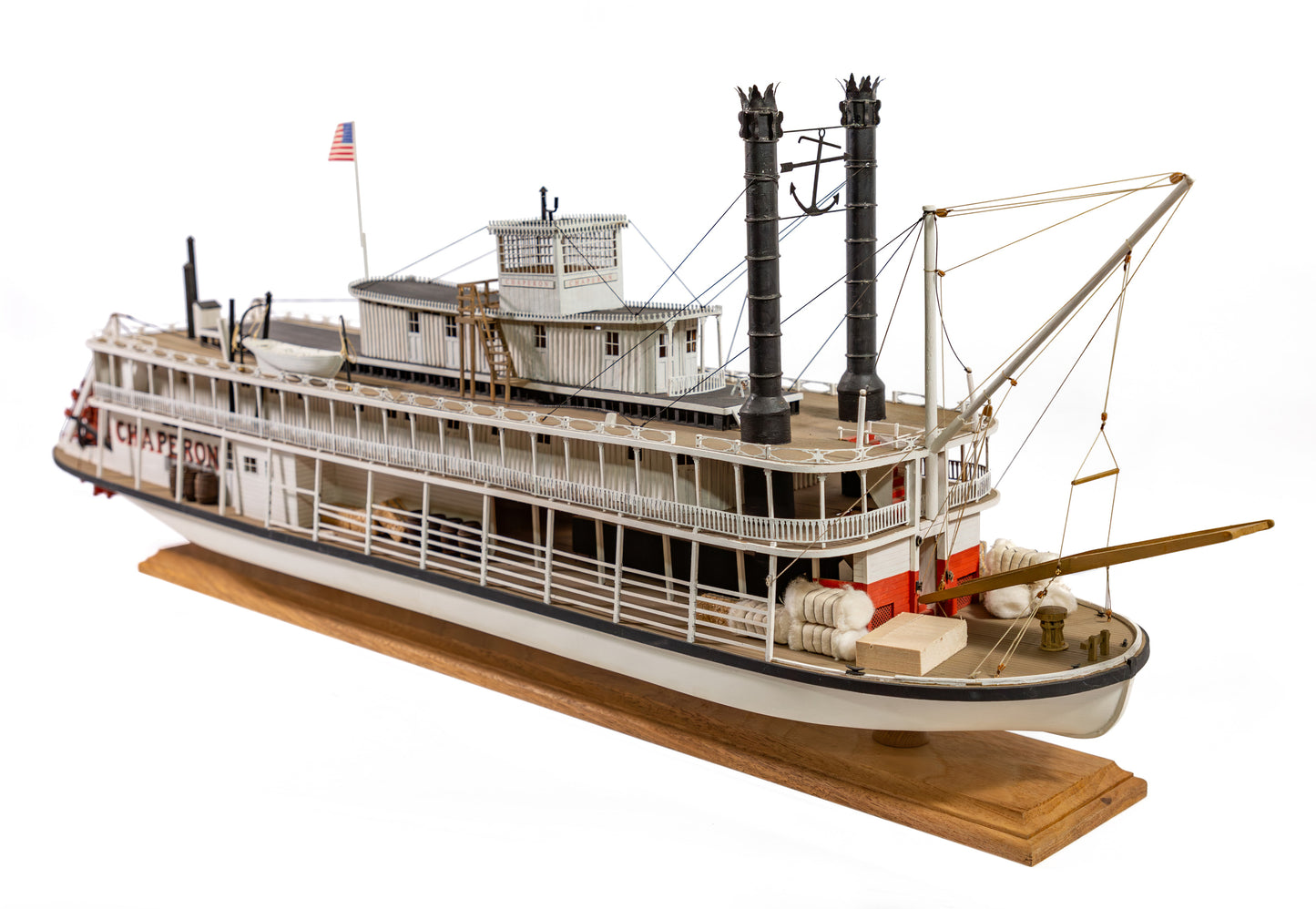 Model Shipways CHAPERON Mississipi Sternwheel Steamer 1:48