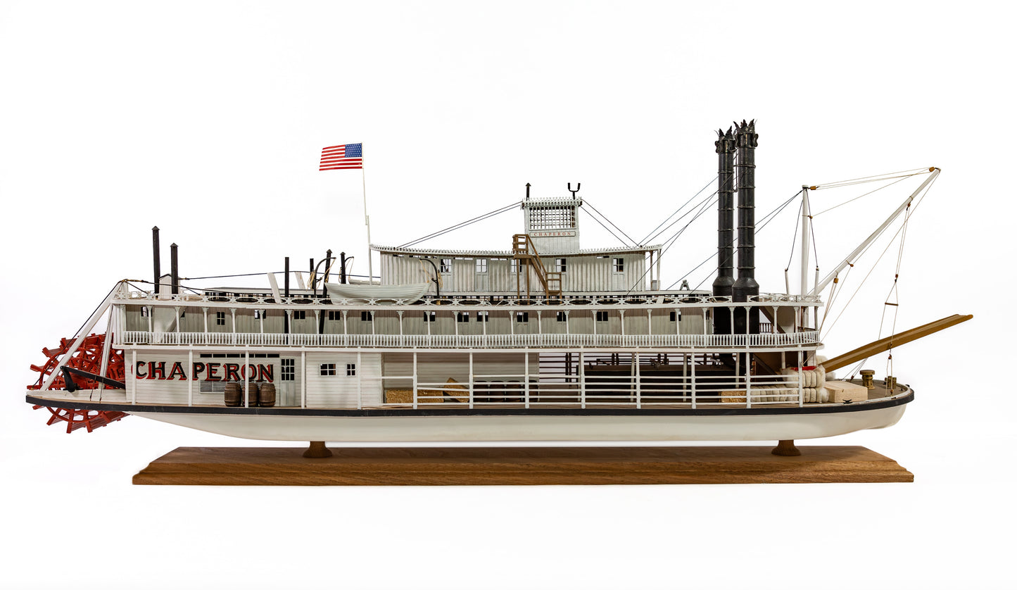 Model Shipways CHAPERON Mississipi Sternwheel Steamer 1:48