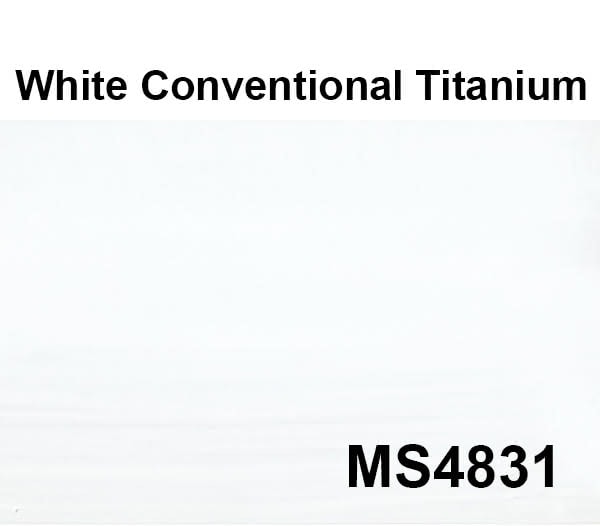 Model Expo - 1 Oz. White, conventional titanium