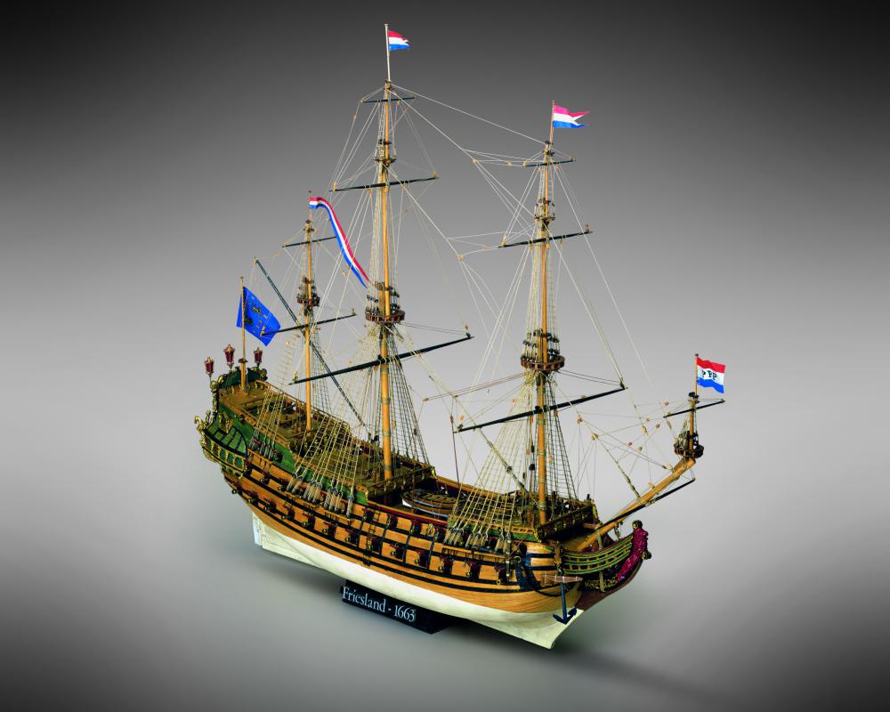 Dusek-Mamoli - Mamoli Friesland 1663 Scale 1:75 - Dutch 80-gun ship ...