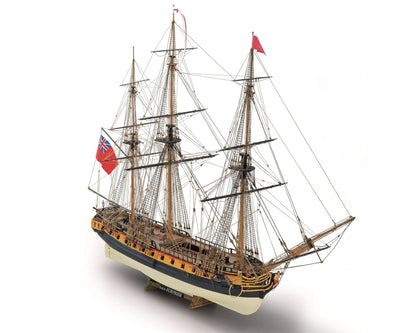 Dusek-Mamoli - Mamoli MV58 - Surprise - Wood Plank-On-Frame Ship Model Kit - Length: 844 mm (34"), Height: 627 mm (25") Scale 1/75