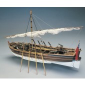 Mantua - 748 Armed Launch - Wooden Plank-On-Frame KitScale 1:1625" Long