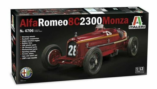 Italeri - Alfa Romeo 8C 2300 Monza 1:12 Scale