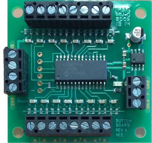 Nce Corporation - Button Board Use/w Switch 8Mk2