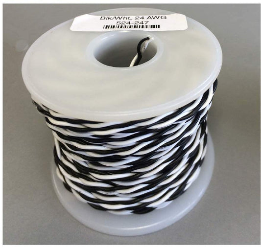 Nce Corporation - 24 Awg Blk/Wht 100'