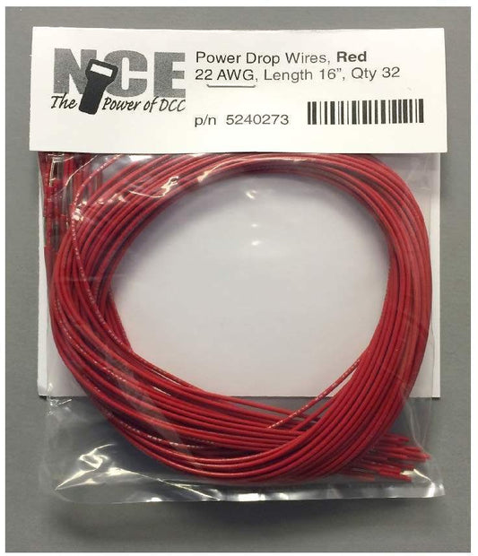 Nce Corporation - 22 Awg Power Drop Wires RED 32