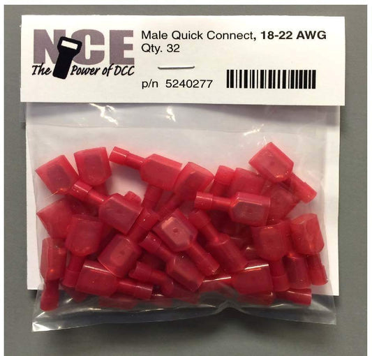 Nce Corporation - 18-22 Awg Male Qk Conn Red 32