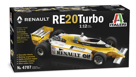 Italeri - RENAULT RE 20 Turbo 1/12 Scale