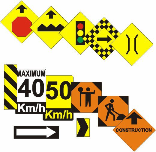 Osborn - Ho Assorted Road Signs